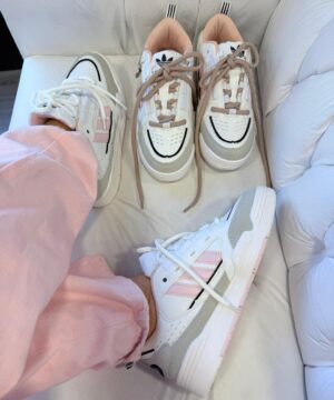 Adidas Ad2000 Branco Cinza Rosa Atacado 3