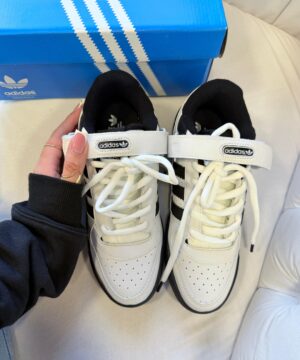 Adidas Forum Preto e Branco Atacado 4