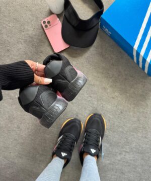 Adidas Run Falcon Preto e Prata Atacado 5