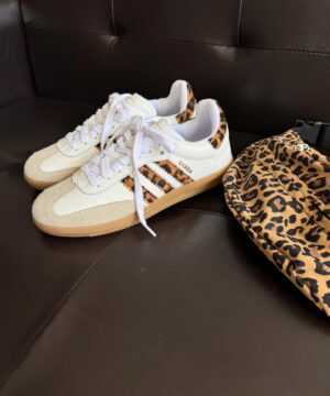 Adidas Samba OG Couro Branco e Marrom Atacado 3