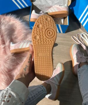 Adidas Samba OG Rosa e Branco 2