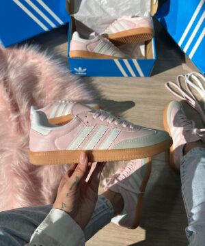 Adidas Samba OG Rosa e Branco Atacado