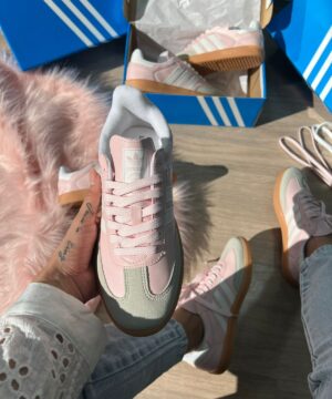 Adidas Samba OG Rosa e Branco 5