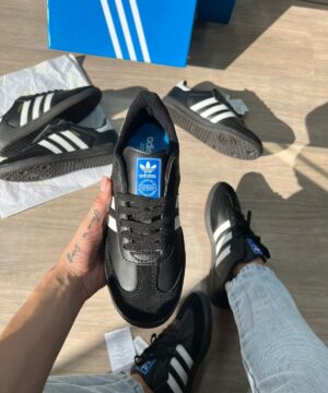 Adidas Samba Preto e Branco Atacado 3