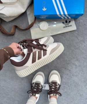 Adidas Space Casual Branco e Marrom