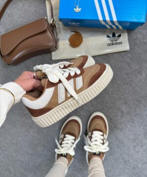 Adidas Space Casual Marrom e Branco 4