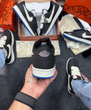 Air Jordan W 7 Prime Preto Branco Azul Atacado 6