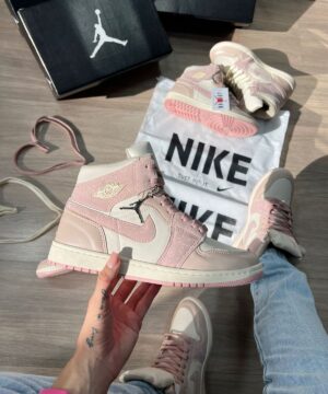 Bota Air Jordan Paris Off White Rosa Atacado