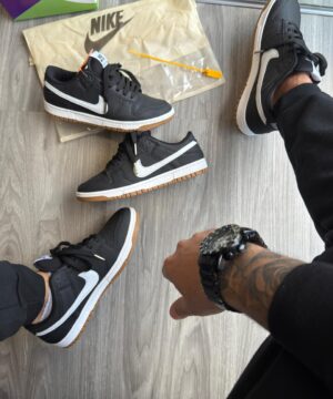Dunk Low Pro Preto e Branco Atacado 6
