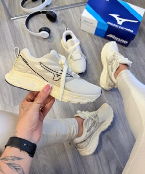 Mizuno Space 3 Off White Marinho 5