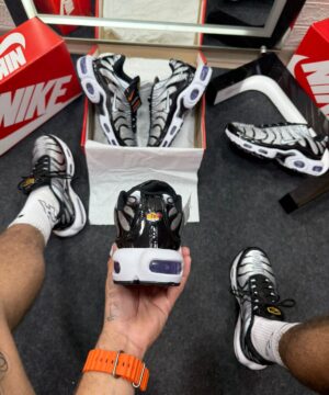 Nike Air Max Preto e Prata TN Atacado 2