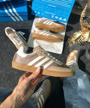 Samba Tricô Bege Feminino Atacado