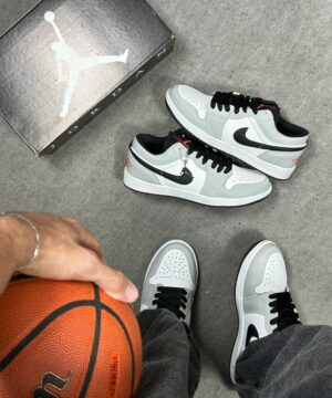 Tenis Air Jordan Low Prime Cinza e Preto 5