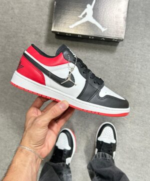 Tenis Air Jordan Low Prime Vermelho e Preto 3