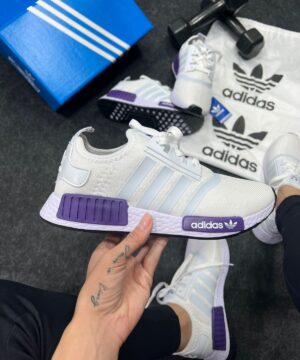 Adidas NMD Branco e Roxo Atacado