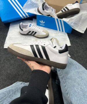 Adidas Samba OG Branco e Preto 4