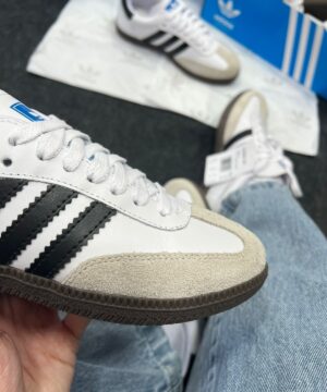 Adidas Samba OG Branco e Preto 7