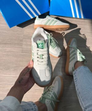 Adidas Samba OG Branco e Verde 2
