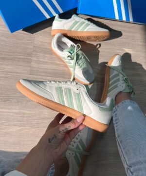 Adidas Samba OG Branco e Verde 3