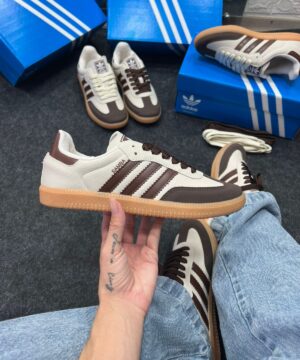 Adidas Samba OG Off White e Marrom Atacado
