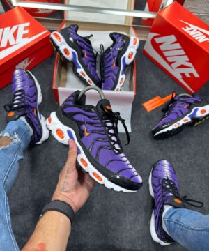 Air Max TN Plus Premium Roxo e Laranja Atacado