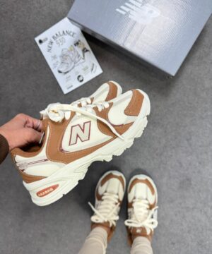 New balance 530 Marrom e Branco Atacado 5