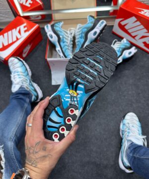 Nike Air Max Tn Plus Premium Branco Com Azul Atacado 4