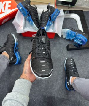 Nike Vapor Max Plus Preto e Azul Atacado 4