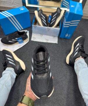 Adidas Adizero Boston 12 Preto e Branco Atacado 2