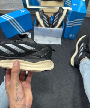 Adidas Adizero Boston 12 Preto e Branco Atacado 4
