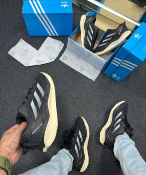 Adidas Adizero Boston 12 Preto e Branco Atacado 7