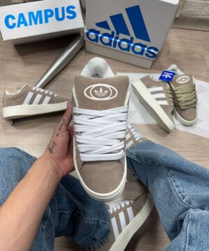 Adidas Campus Bege e Branco Atacado 3