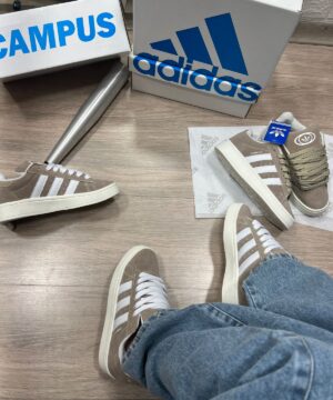 Adidas Campus Bege e Branco Atacado 5