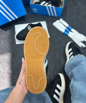 Adidas Campus Premium Branco e Preto Atacado 5