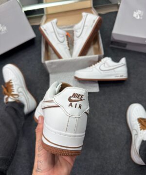 Air Force Prime Luxo Branco e Marrom Atacado 6