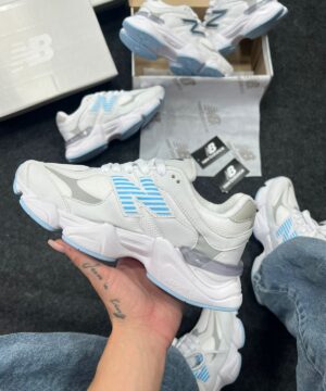 New Balance 9060 Branco e Azul Atacado 5