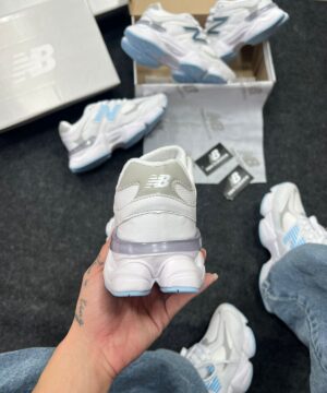 New Balance 9060 Branco e Azul Atacado 6