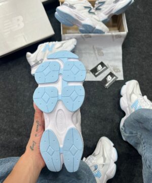 New Balance 9060 Branco e Azul Atacado 7