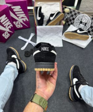 Nike Sb Dunk Low Pro Preto Camurca Atacado 2