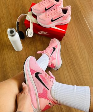 Nike Vomero 18 Rosa e Preto Atacado 4