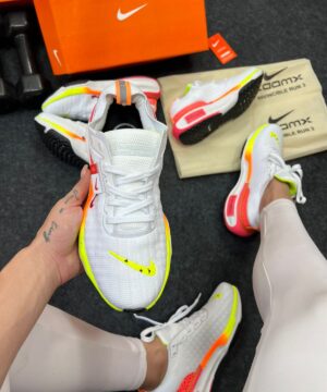 Nike Zoom X Invincible Flyknit Branco com Salmao Atacado 2