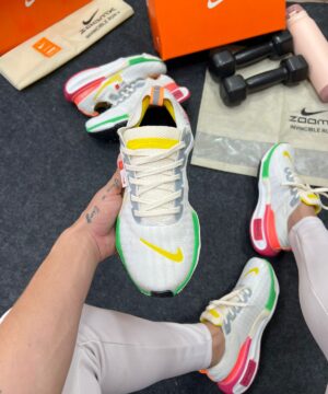 Nike Zoom X Invincible Flyknit Branco e Amarelo Atacado 2