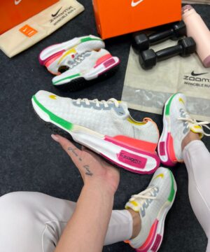 Nike Zoom X Invincible Flyknit Branco e Amarelo Atacado 8