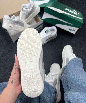 Puma Palermo Branco e Cinza Atacado 4