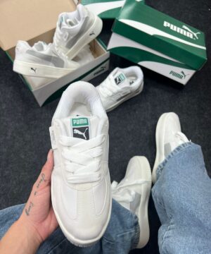 Puma Palermo Branco e Cinza Atacado 5
