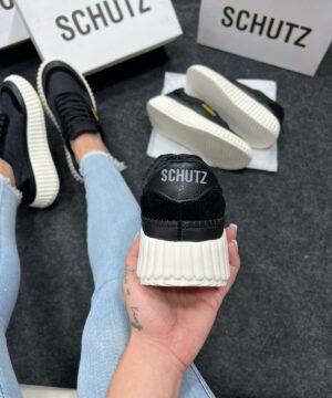 Shutz Casual Trico Premium Branco e Preto Atacado 2