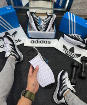 Adidas 4D Premium Branco e Preto Atacado 10