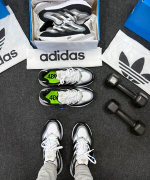 Adidas 4D Premium Branco e Preto Atacado 9