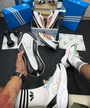 Adidas Adizero Boston 11 Branco Cinza Marrom Atacado 3