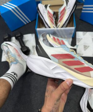 Adidas Adizero Boston 11 Branco Cinza Marrom Atacado 6